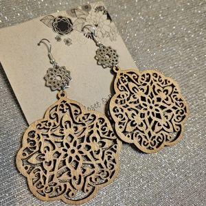 "Kaylee" Wooden Boutique Earrings